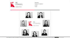 Desktop Screenshot of bkconseil.fr